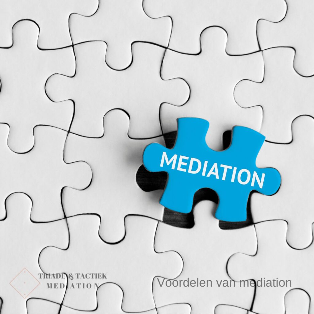 Voordelen van mediation